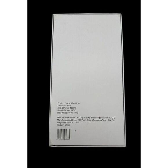 NEW Tideway High-speed Hair Dryer PRO M01 Ionic Technology 4 Temps With Diffuser - Picture 8 of 14